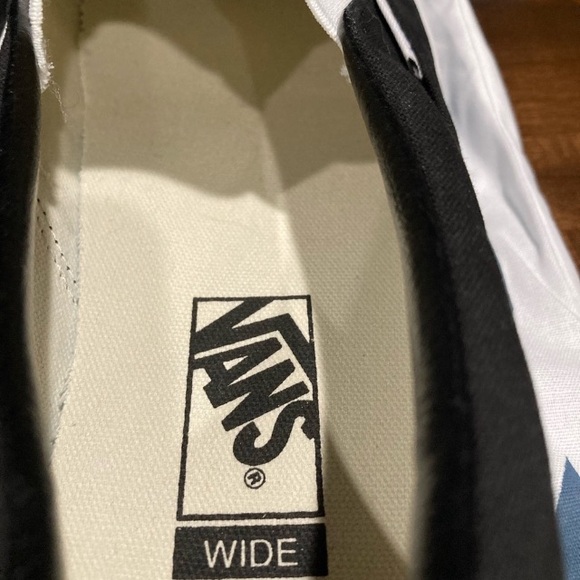 Vans Men's Black and Gray Checkered Slip-On Sneakers - Picture 6 of 14